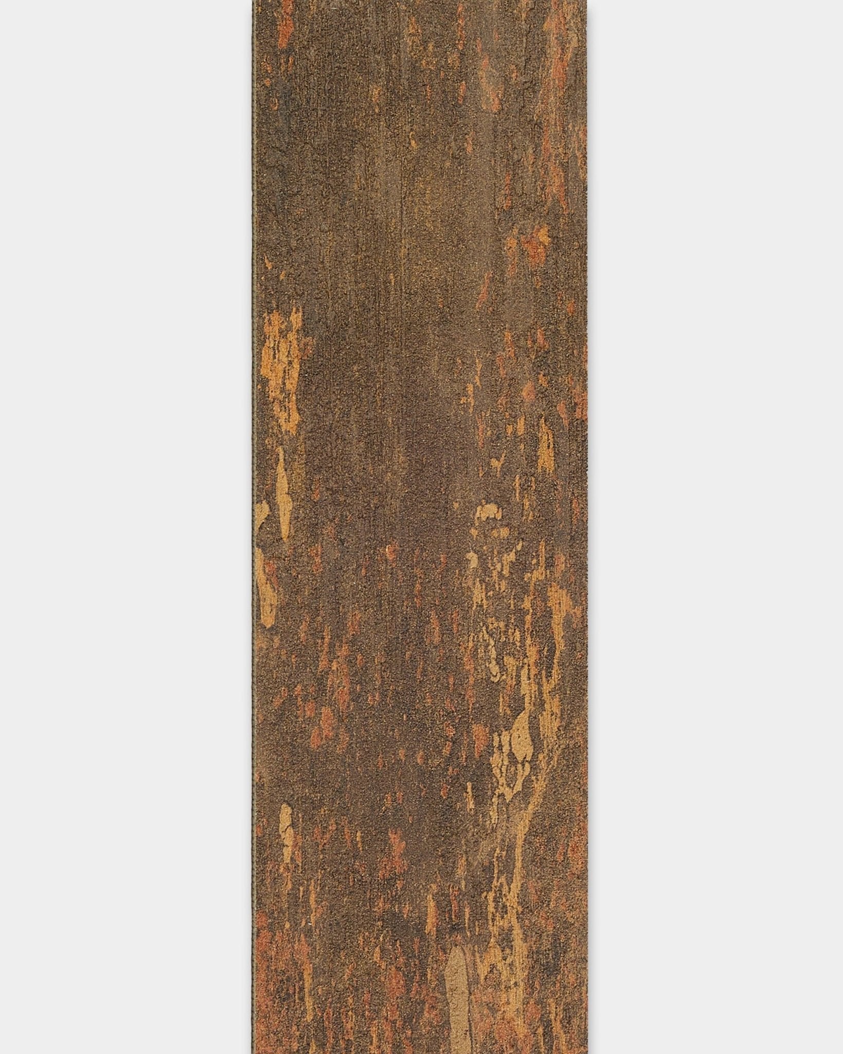 WoodUpp Lamella Oxide Copper, 240 cm: rust-brown textured acoustic panel accessory for edge trims or coordinating with Akupanel slatwall panels.